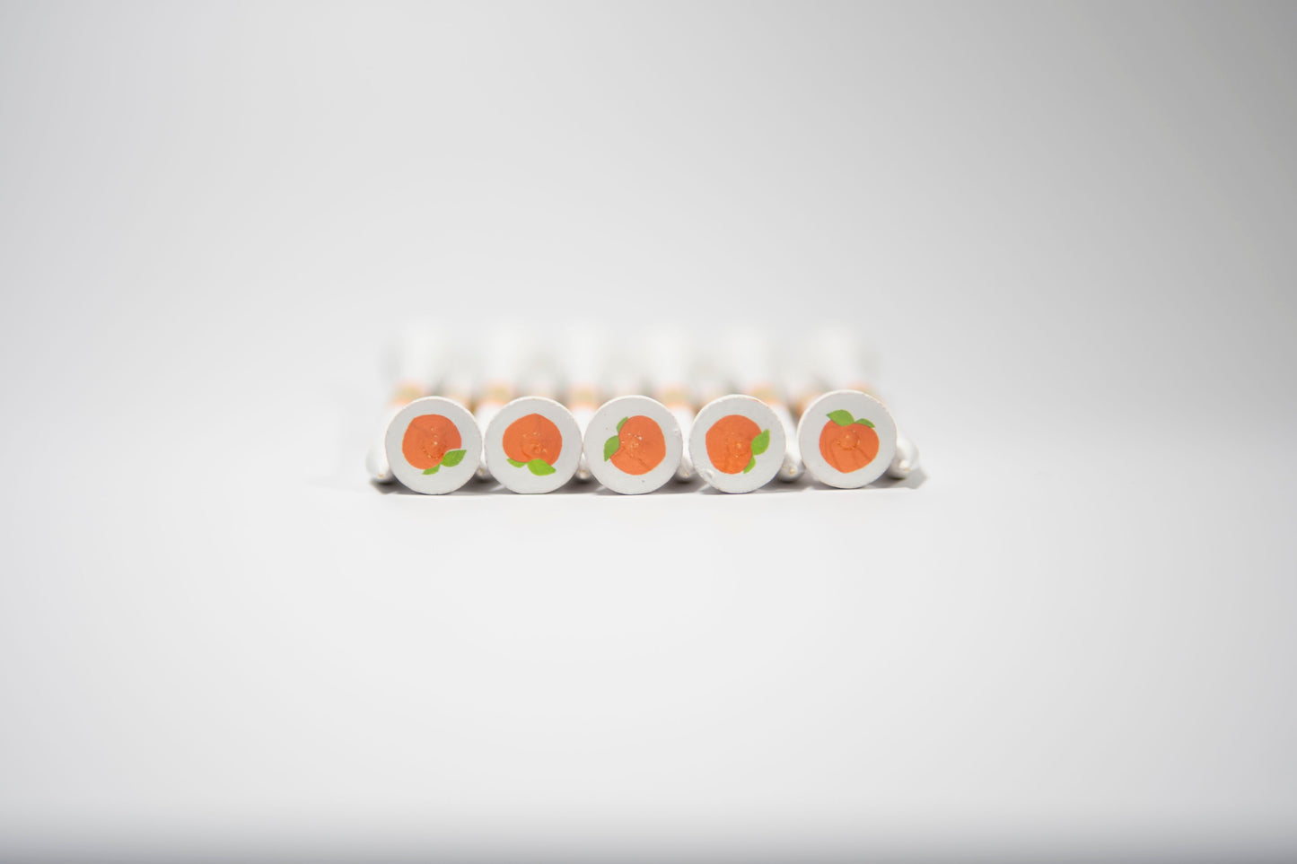 "Absolute Peach" Golf Tees, Tee stamping