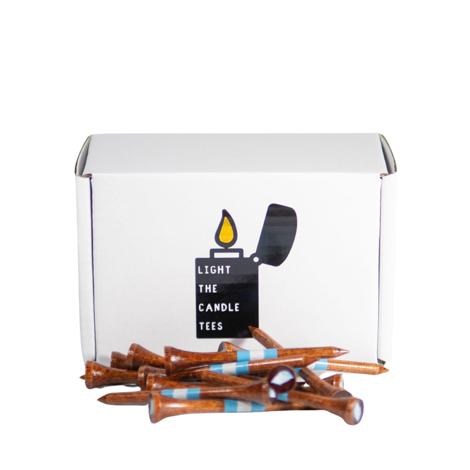 "Lip Pillows" Golf Tees, Front View