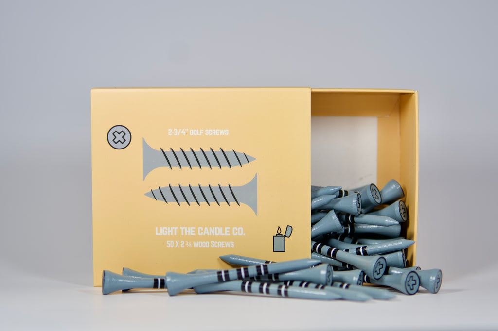 "On The Screws" Golf Tees