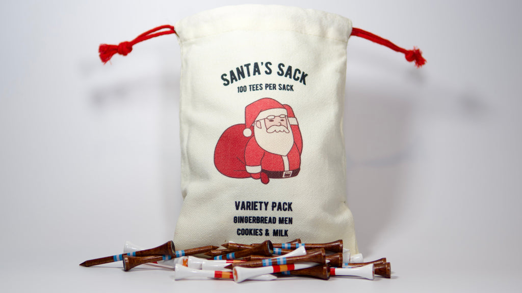 "Santa's Sack" Golf Tees