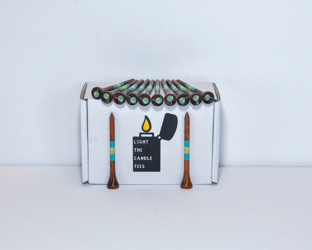 "Mashed Potatoes" Golf Tees, Front view