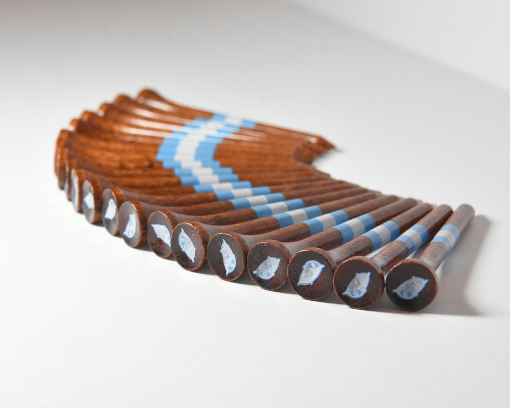 "Lip Pillows" Golf Tees, Tee Cap Stamping