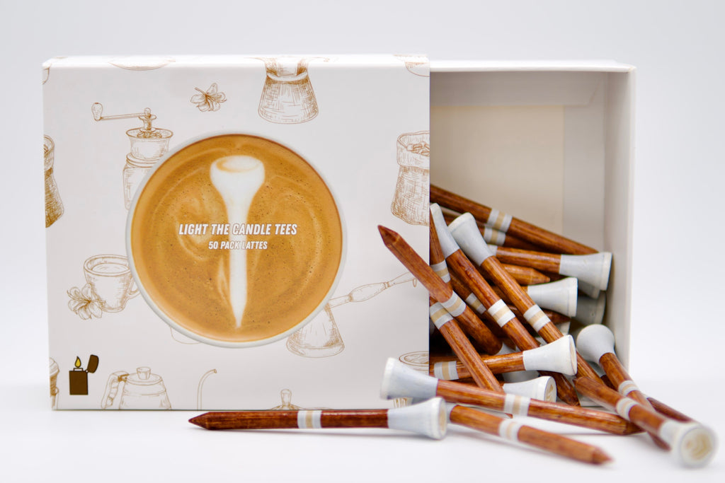 "Lattes" Golf Tees