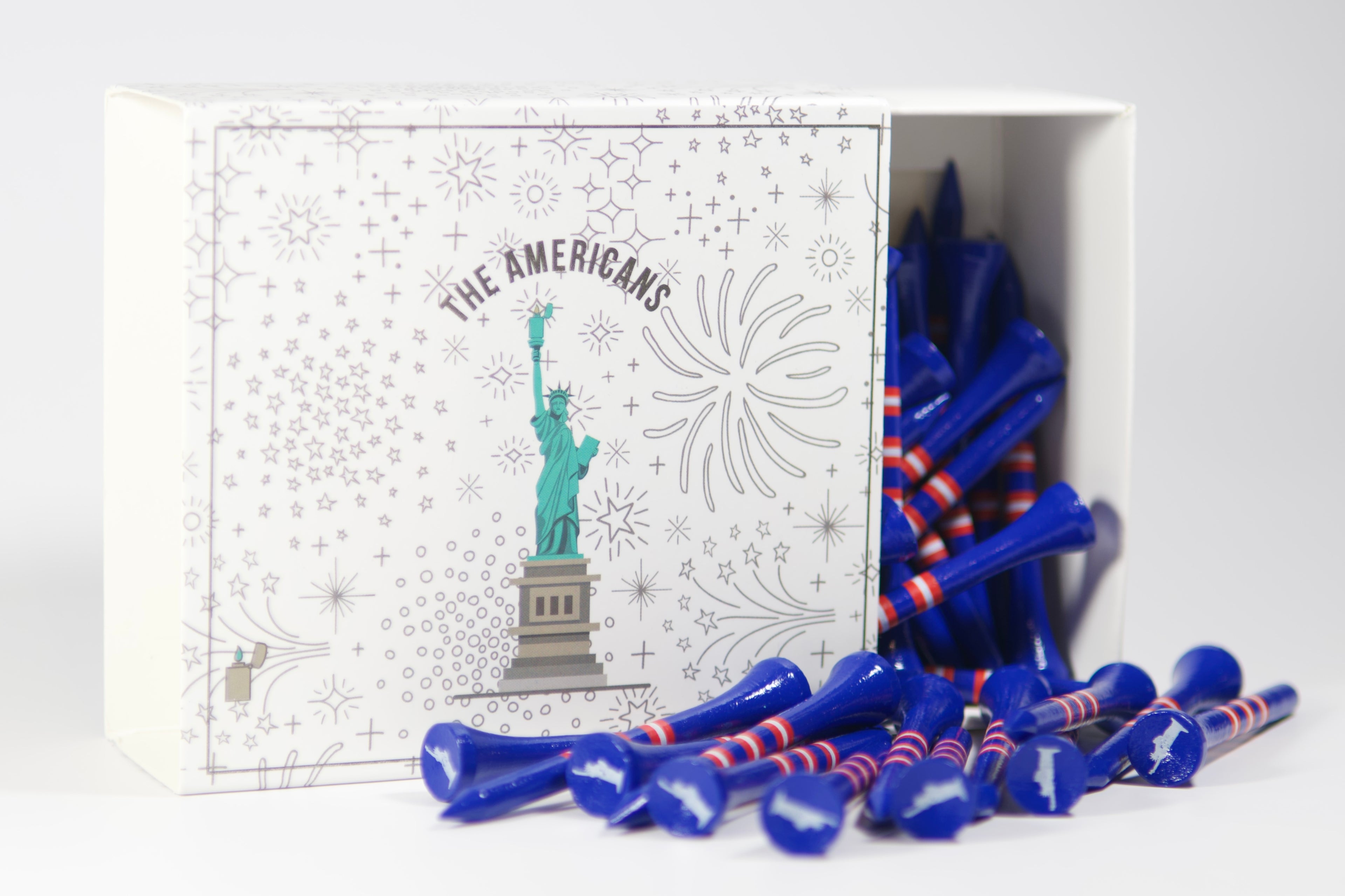 "The Americans" Golf Tees