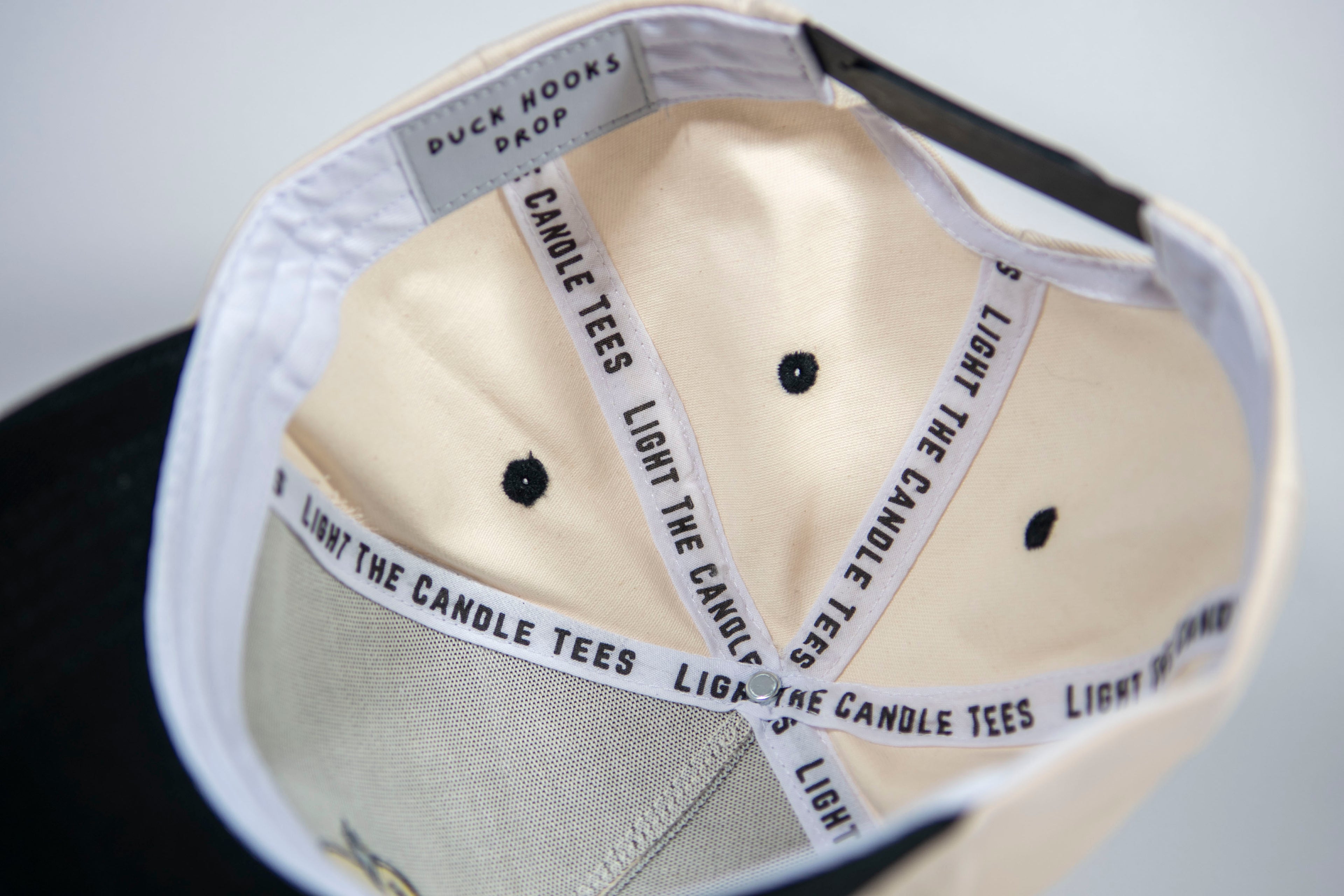 "Duck Hooks" Hat, Inside Printing