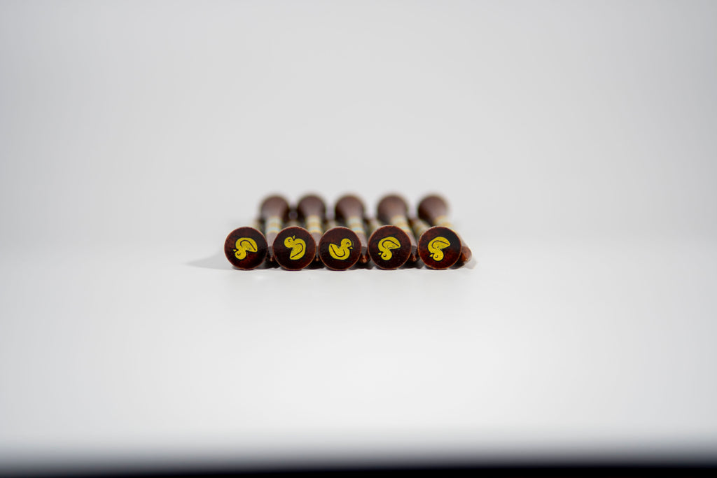 "Duck Hooks" Golf Tees, Tee Cap Stamping