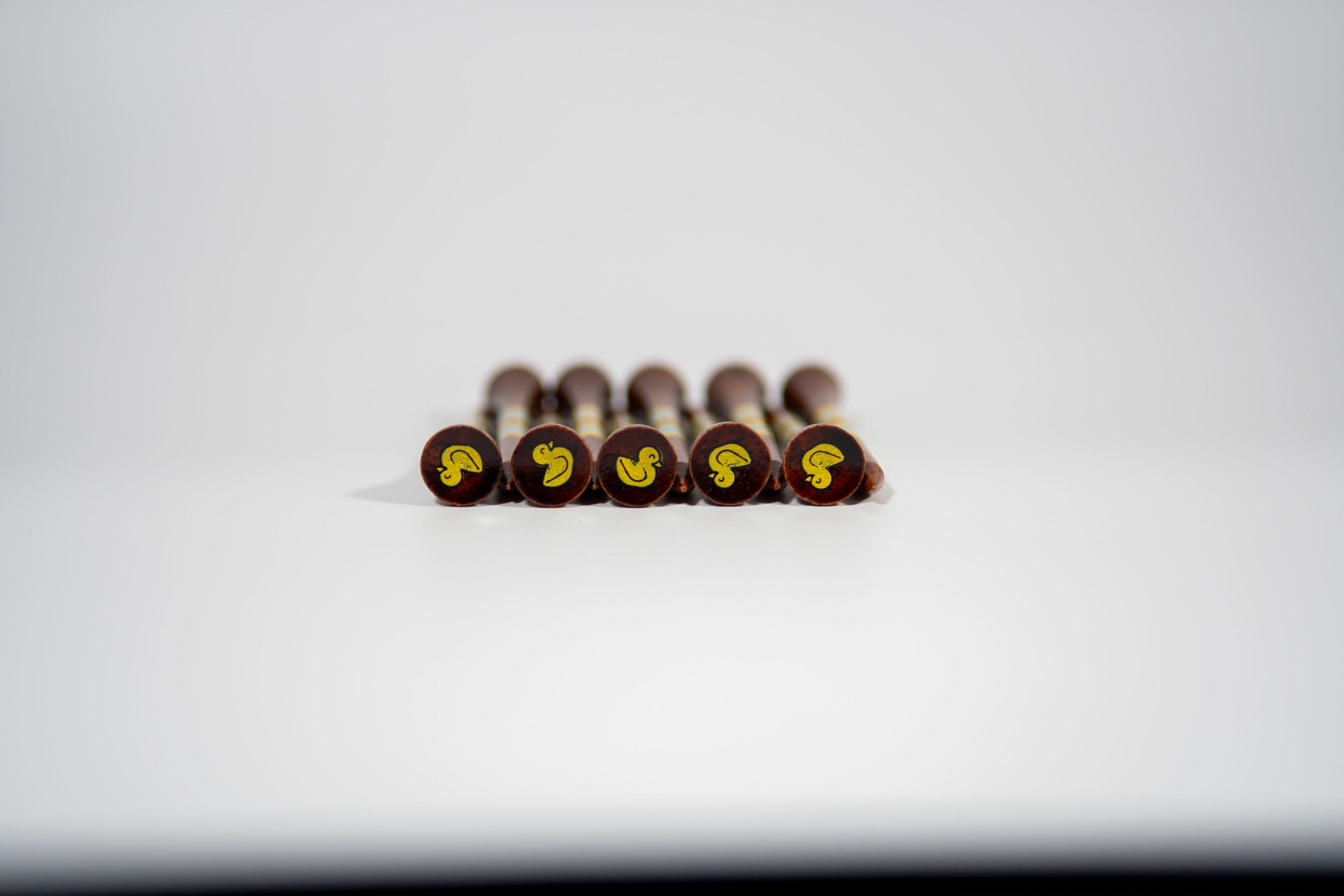 "Duck Hooks" Golf Tees, Tee Cap Stamping